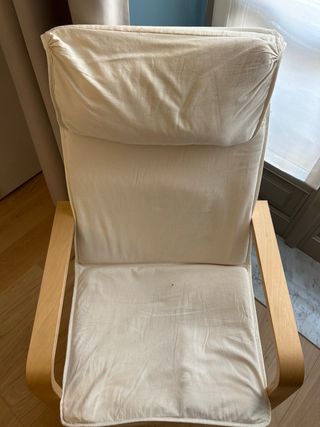 Poltrona Ikea legno e tessuto TORINO