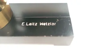 Microscopio Leitz Wetzlar Antiguo Plegable