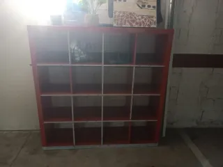 Estantería Kallax Roja ikea