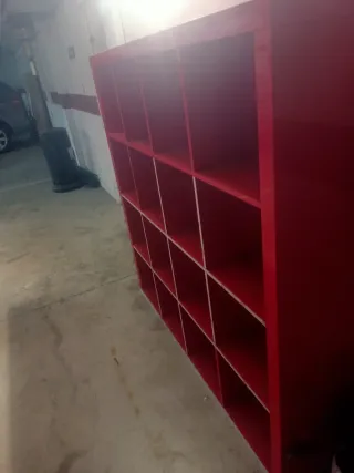 Estantería Kallax Roja ikea