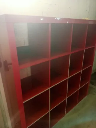 Estantería Kallax Roja ikea
