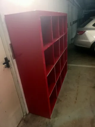 Estantería Kallax Roja ikea