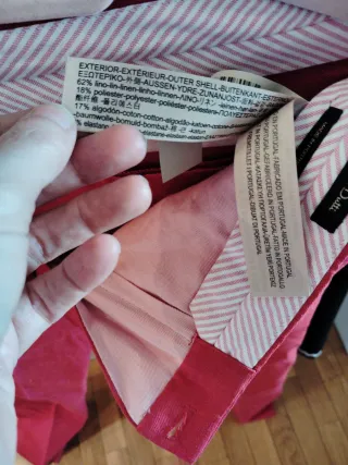 Pantalón Massimo Dutti frambuesa T38