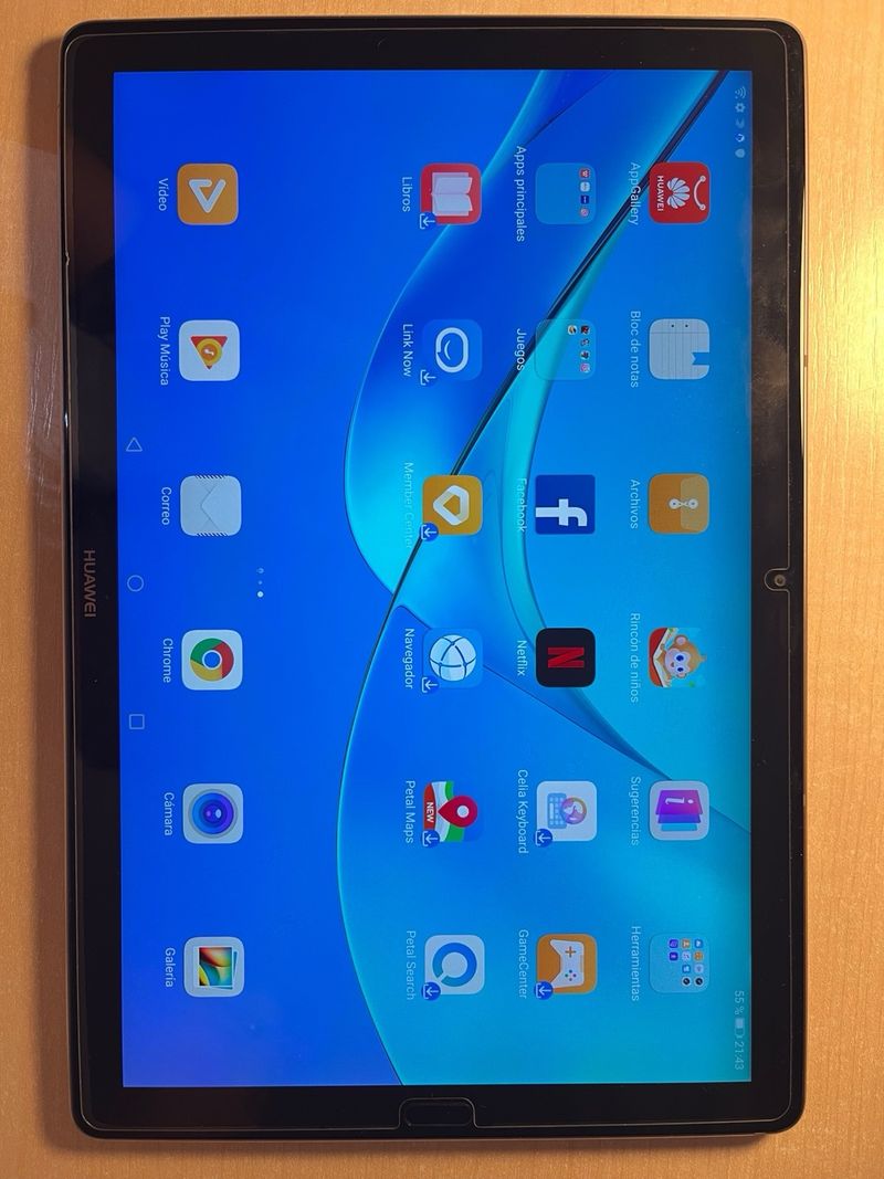 Tablet Huawei MediaPad M5 con funda afbeelding 2