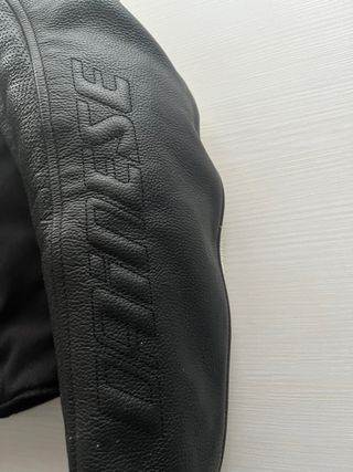 Giacca Dainese Donna Pelle Nera e Bianca