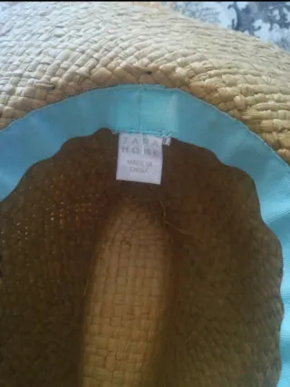 Sombrero  Zara Home Summer 36x34x11  Talla 53CM