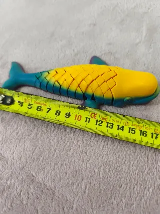 Ballena Beluga Articulada 3D Flexi 17cm