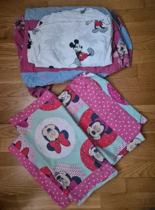 Juego sábanas y funda nórdica Minnie 90cm
