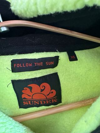Chaqueta Sundek amarillo fluo