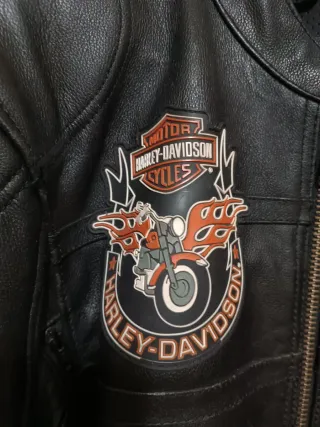 Chaqueta Cuero Harley-Davidson Negra