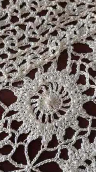 Chaleco Crochet Beige Talla Única