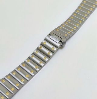 Cartier Santos Mediano Bicolor Acero y Oro 18k