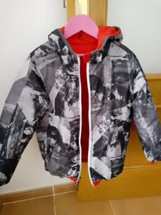 Chaqueta reversible para chico talla 7,8 años!