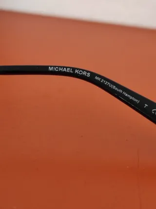 Montatura occhiali Michael Kors nera e oro