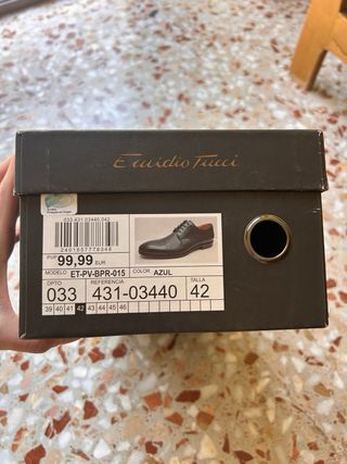 Zapatos de vestir Emidio Tucci azul oscuro