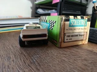 Ford Mustang Dragster Exin Blanco