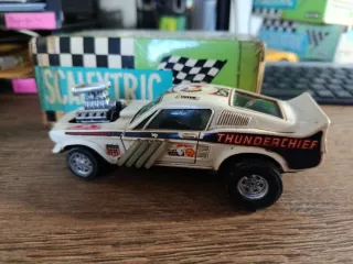 Ford Mustang Dragster Exin Blanco