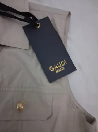 Blusa sin manga Gaudí beige