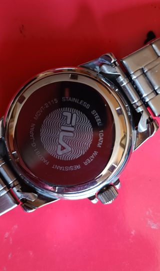 Orologio Fila Sub Triton Argento Rosso