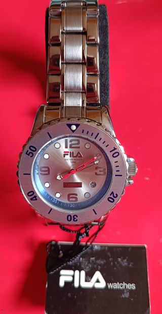 Orologio Fila Sub Triton Argento Rosso