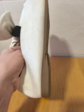 Bailarinas Beige Flores Talla 40