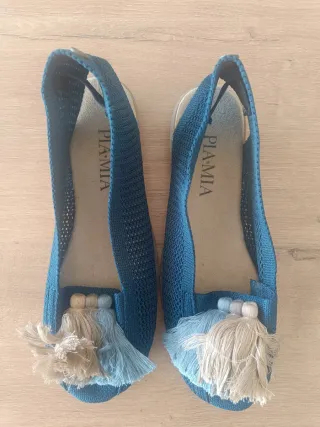 Bailarinas destalonadas punta abierta