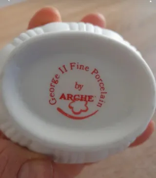 Mini zuppiera in porcellana bianca