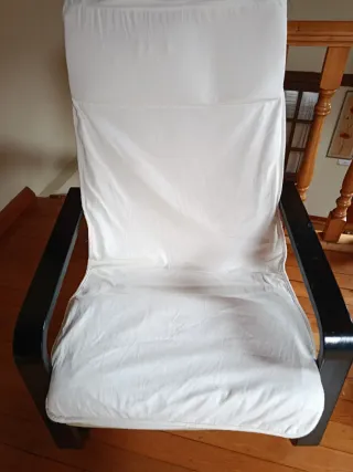 Butaca Ikea Tela Blanca