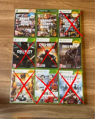 Pacchetto 3 Giochi Xbox 360