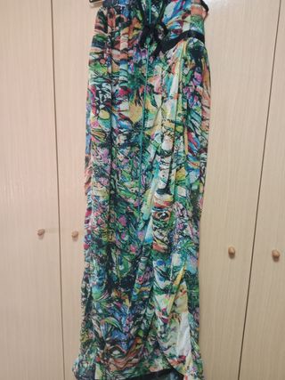 Vestido Estampado multicolor talla Xs