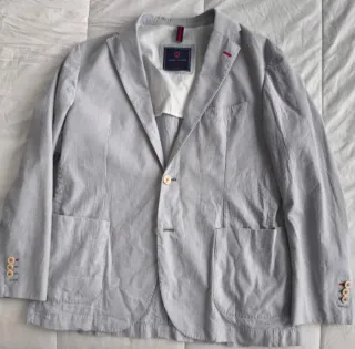 Americana Álvaro Moreno Seersucker Talla 54 (XL)