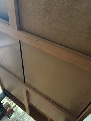 Mesa extensible de madera grande