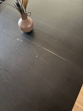 Mesa extensible de madera grande