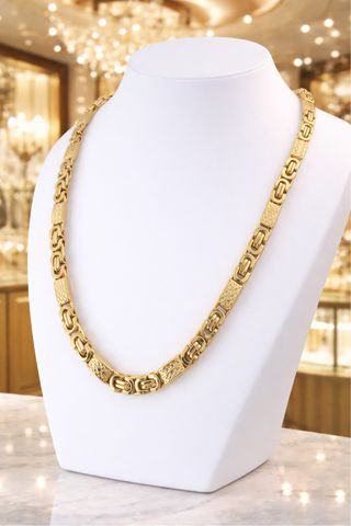 Cadena Acero 304 Baño Oro 18k