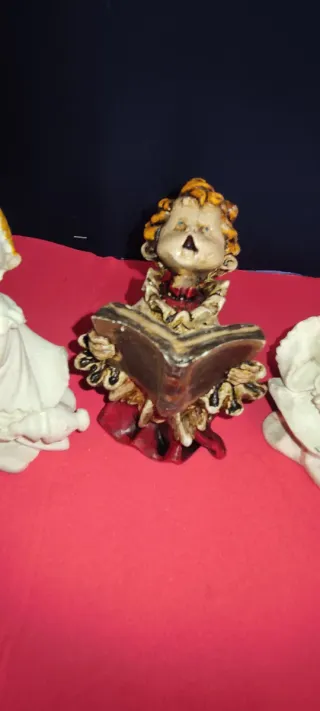 Conjunto Figuras Escayola Niños Cantores