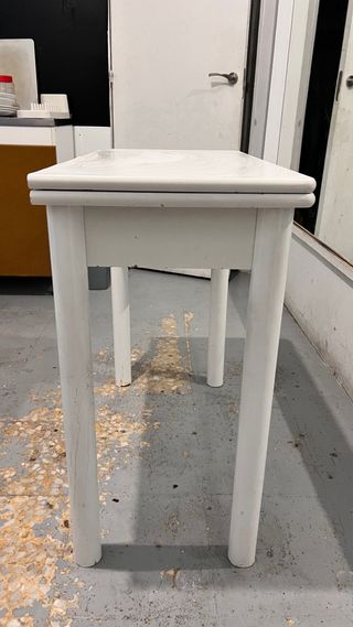 Mesa plegable blanca 80 cm