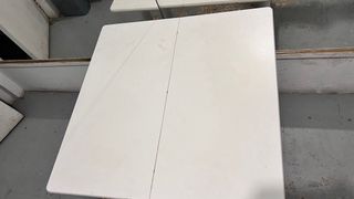 Mesa plegable blanca 80 cm