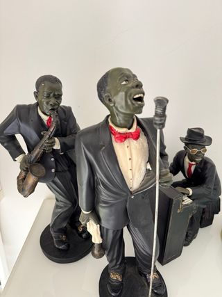 Figuras Jazz Blues Músicos Decoración