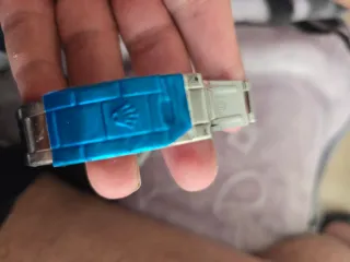 Reloj Rolex Submariner Negro y Plateado