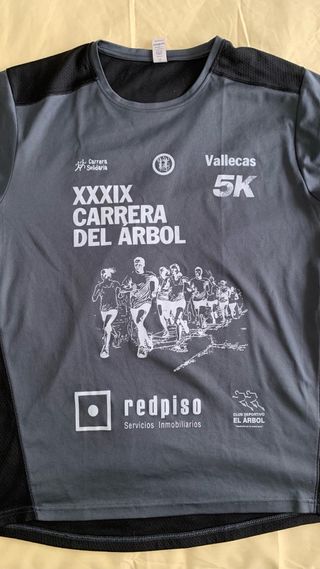 Camiseta Running Vallecas 5K Carrera del Árbol