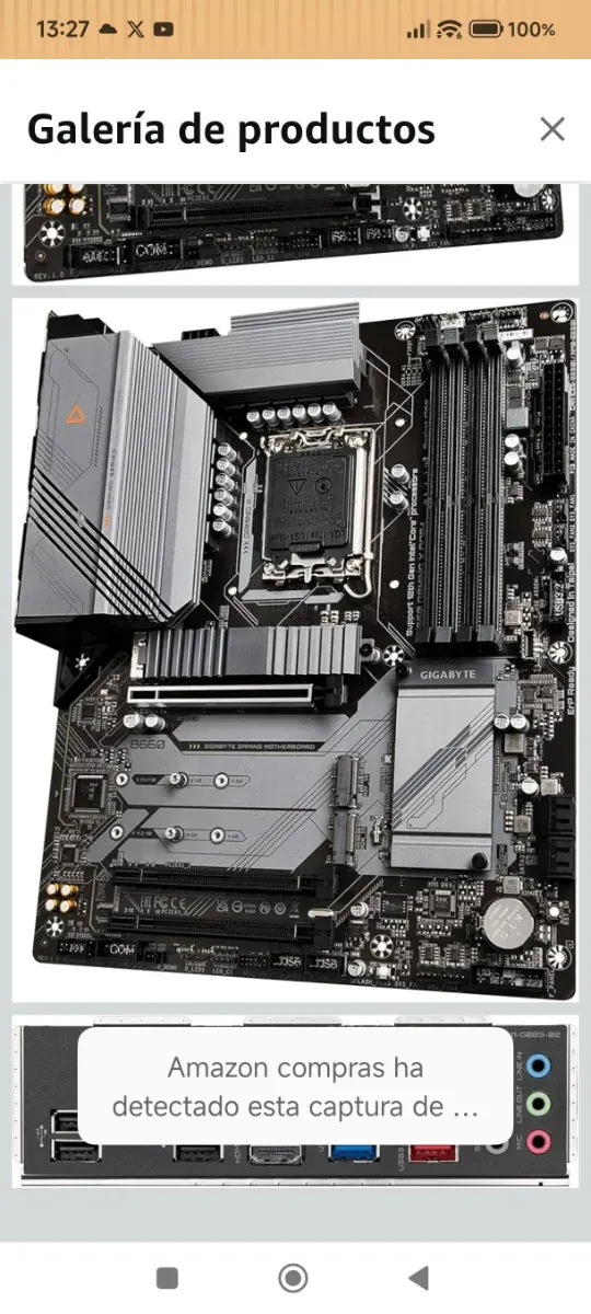 Placa Base Gigabyte B660 + i5 12400F + 32GB DDR4 afbeelding 9