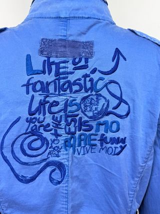 Giacca Primaverile Desigual Donna Taglia 44 Cotone