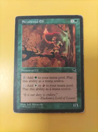 Carta Magic Skyshroud Elf 1997