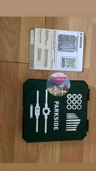 Set de machos de roscar y tarrajas Parkside