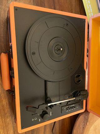 Tocadiscos CREATE Pop Naranja con Caja