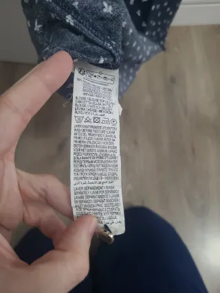 Blusa premamá azul marino talla 40. Embarazada