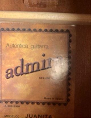 Guitarra Clásica Admire