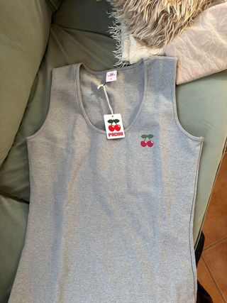 Vestido Pacha Ibiza Gris Talla Única