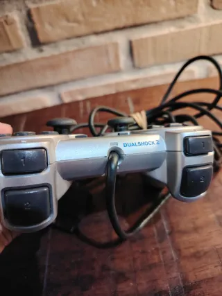 Controller DualShock PS2 Argento