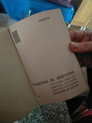 Fiat Europa stazioni di servizio libro con omaggio